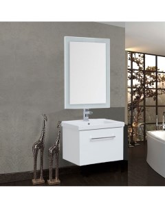 Мебель для ванной Big Inn 65 белый глянец Dreja