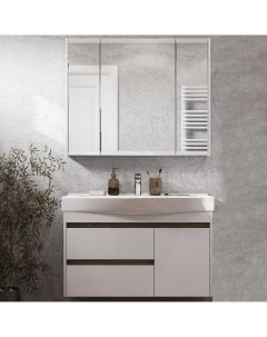 Мебель для ванной Нортон 100 подвесная белый глянец Акватон