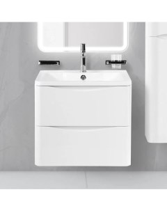 Тумба с раковиной Acqua 70 подвесная bianco lucido Belbagno