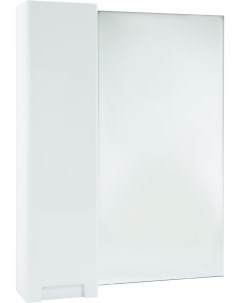 Зеркало шкаф Пегас 70 L белое Bellezza