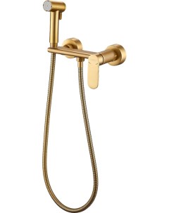 Гигиенический душ со смесителем матовое золото Haiba