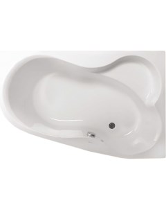 Акриловая ванна Melite 160 R bianco Vagnerplast