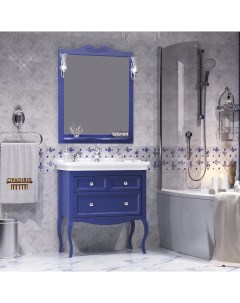 Мебель для ванной Валери 85 сапфир Opadiris