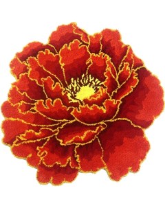 Коврик Peony Flower Red 73 см Carnation home fashions