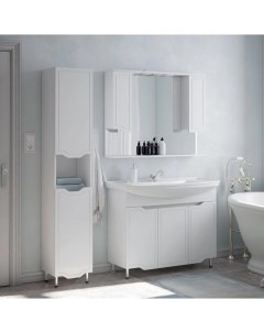 Мебель для ванной Мирра 105 белая Corozo