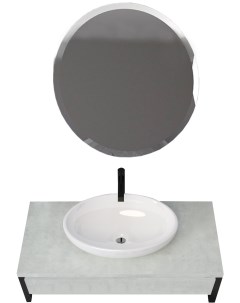 Мебель для ванной Grunge Loft 100 бетон светлый 1marka