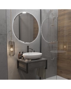 Мебель для ванной Grunge Loft 60П бетон темно серый 1marka