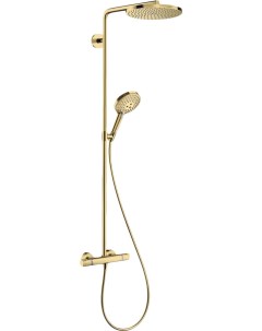 Душевая стойка Raindance Select S 240 1jet Showerpipe полированное золото Hansgrohe