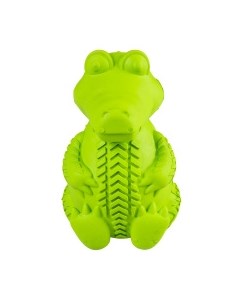 Игрушка для собак резиновая Крокодил зелёная 7 5x9 5x12см Бельгия Duvo+