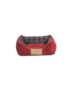 Лежак для животных с бортиками Highland красный 50х40x13см Великобритания Scruffs
