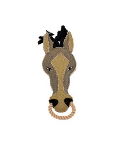 Игрушка для собак брезентовая Лошадь коричневая 31х12см Бельгия Duvo+
