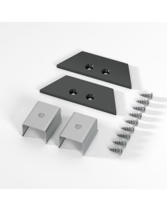 Комплект заглушек ZL 2 ALP022 черный для накладного алюминиевого профиля 1 пара Elektrostandard