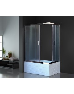 Душевой уголок RB 8120BP C CH R 120x80 матовый Royal bath