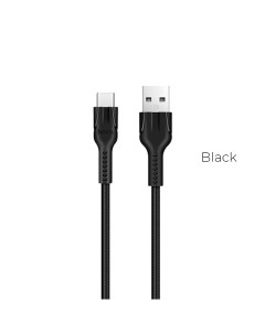 Кабель USB Type C USB экранированный 2 4A 1м черный Benay U31 6957531053958 Hoco