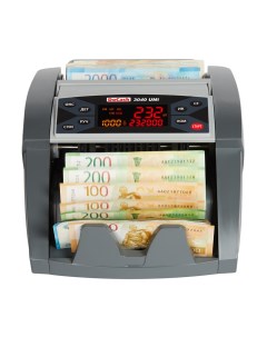 Счетчик банкнот 3040 Umi рубли детекция купюр 1300 банкнот в минуту емкость карманов 250 200 банкнот Docash