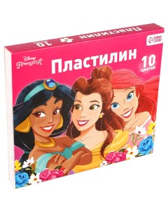 Пластилин 10 цветов 150 г принцессы Disney