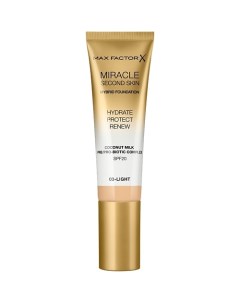 Тональная основа Miracle Touch Second Skin Max factor