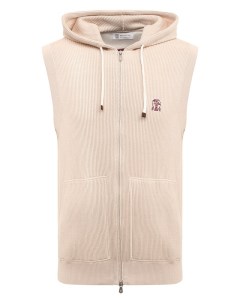 Хлопковый жилет Brunello cucinelli