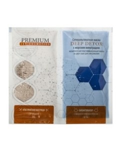 Суперальгинатная маска с морским виноградом Deep Detox Premium (россия)