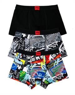 Трусы трикотажные для мальчиков - боксеры, 3 шт в комплекте Playtoday tween