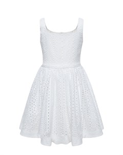 Платье с шитьем белое Dan maralex