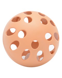 Игрушка для кошек мячик пластмассовый бежевый 3 5 см Petshop игрушки