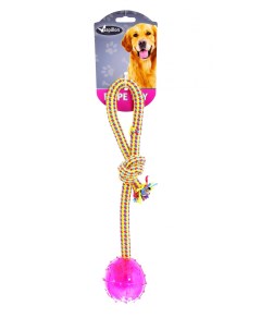 Игрушка для собак Плетеный буксир с шариком 36см 200 г Papillon