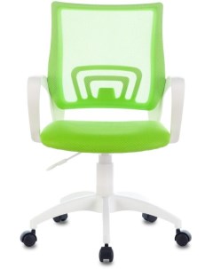Кресло офисное CH W695NLT цвет салатовый TW 03A TW 18 сетка ткань крестовина пластик белый Бюрократ