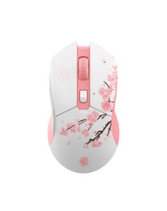 Мышь Wireless EM901X Sakura Pink игровая розовая сакура DPI 400 800 1600 3200 6400 12000 подключение Dareu