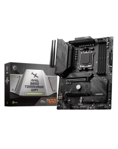 Материнская плата ATX MAG B650 TOMAHAWK WIFI AM5 AMD B650 4 DDR5 7600 6 SATA 6G RAID 3 M 2 3 PCIE 2  Msi