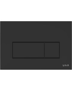 Смывная клавиша Root Square черный матовый 740 2311 Vitra