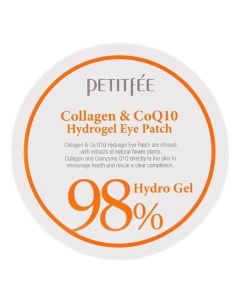 Гидрогелевые патчи для области вокруг глаз Collagen CoQ10 98 Hydrogel Eye Patch 60шт Petitfee