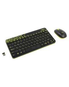 Клавиатура мышь Wireless Combo MK240 Black Yellow Logitech