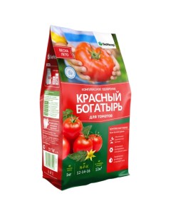 Удобрение Красный богатырь для томатов комплексное 1 кг Биомастер