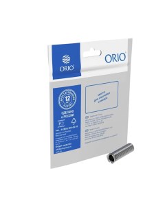 Втулка для выпуска сифона 3 1 2 нержавеющая сталь L 40 мм индивидуальная упаковка РКП 10 Orio