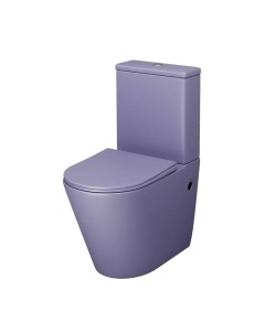 Унитаз компакт Color фиолетовый матовый с сиденьем микролифт Grossman
