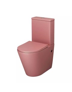 Унитаз компакт Color розовый матовый с сиденьем микролифт Grossman