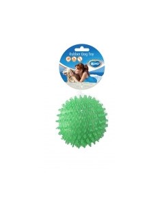 Игрушка для собак резиновая Мяч игольчатый зелёная 12см Бельгия Duvo+