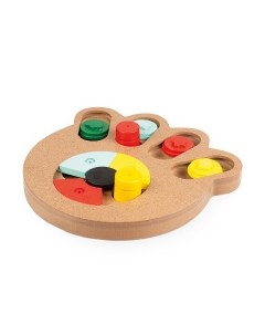 Развивающая игрушка головоломка для животных деревянная Лапка 23 5x21x2 5см Бельгия Duvo+