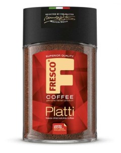 Кофе растворимый Platti сублимированный 95 г Fresco