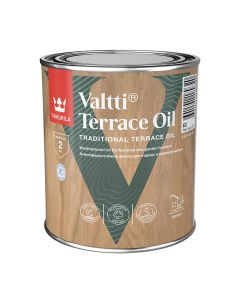 Масло Valtti Terrace Oil для террас основа EC 0 9 л Tikkurila