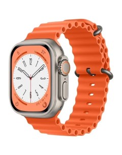 Ремешок Ocean Band для Apple Watch Series 1 8 Ultra 42 44 45 49 мм силикон оранжевый Ано