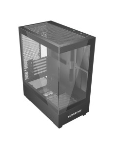 Корпус компьютерный Vision Micro M Tempered Glass Black Powercase