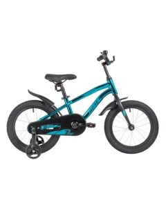 Велосипед Prime городской детский рама 10 5 колеса 16 синий металлик черн Novatrack