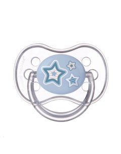 Пустышка Canpol Newborn baby симметричная силикон 6 18 мес арт 22 581 цвет голубой Canpol babies