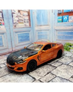 Игрушечная металлическая машинка BMW M8 коллекционная оранжевая CRM 488 Matreshka