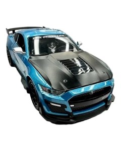 Игрушечная металлическая машинка Shelby Ford Mustang голубая коллекционная CRM 486 Matreshka
