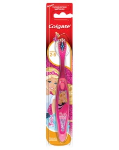 Зубная щетка Smiles Barbie Spiderman супермягкая в ассортименте Colgate