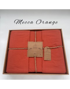 Комплект постельного белья семейный оранжевый Limasso home concept