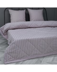 Комплект с одеялом Stripe розовый евро Doncotton